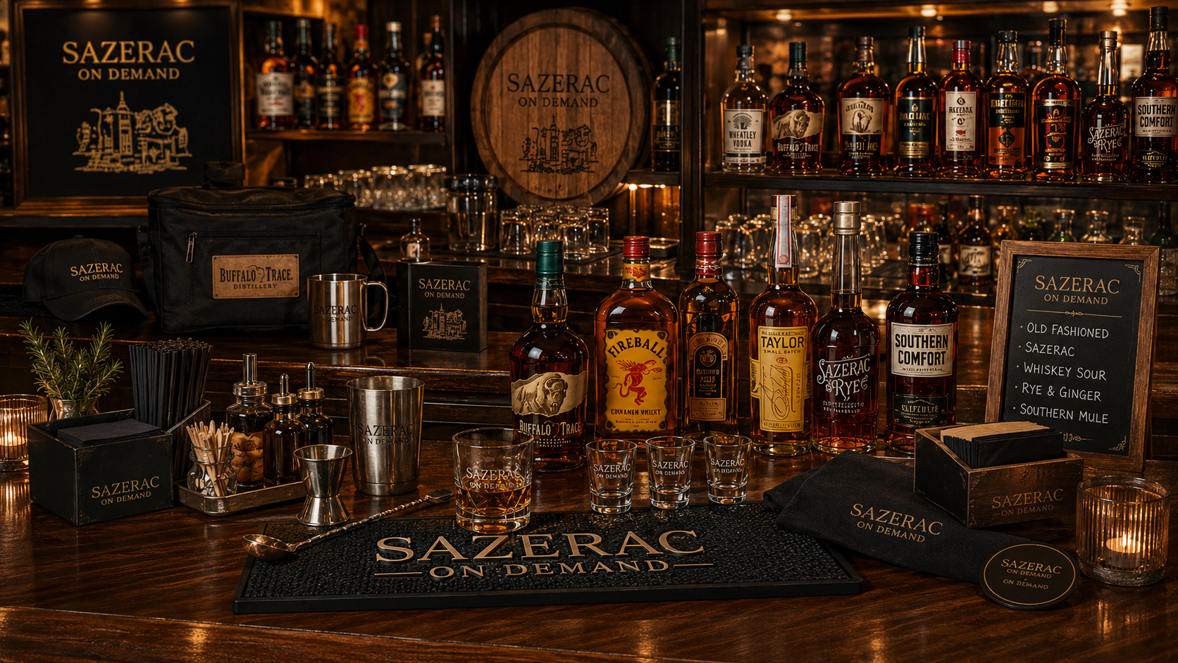 Sazerac On Demand on premise bar scene