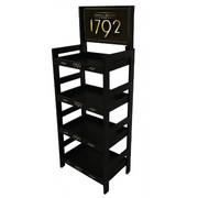 1792 4-Shelf Wood Display Stand