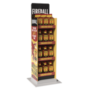 Fireball Corrugate Pop Clip Quick Assemble Floor Display Alternate