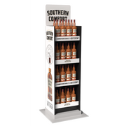 Southern Comfort Corrugate Pop Clip Quick Assemble Floor Display