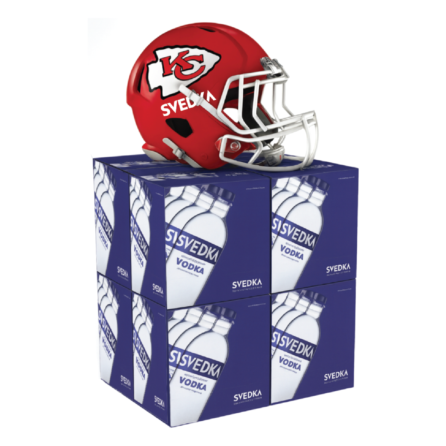 Svedka Inflatable Helmet Display Case Topper