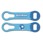 BuzzBallz White Bottle Opener with Liquor Pourer Spout Remover