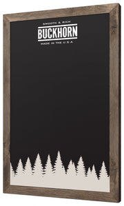 Buckhorn RUSTIC WOOD FRAMED CHALKBOARD