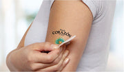 Corazon 2X2 Temporary Tattoos